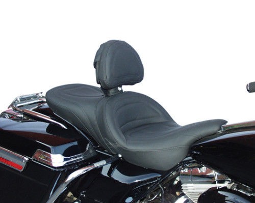 SEAT 4 HARLEY DAVIDSON W/ BACKREST TOURING 08 12 FLH FL (Fits Harley 