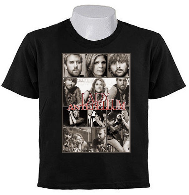 LADY ANTEBELLUM Collage T SHIRTS country pop music group Tribute