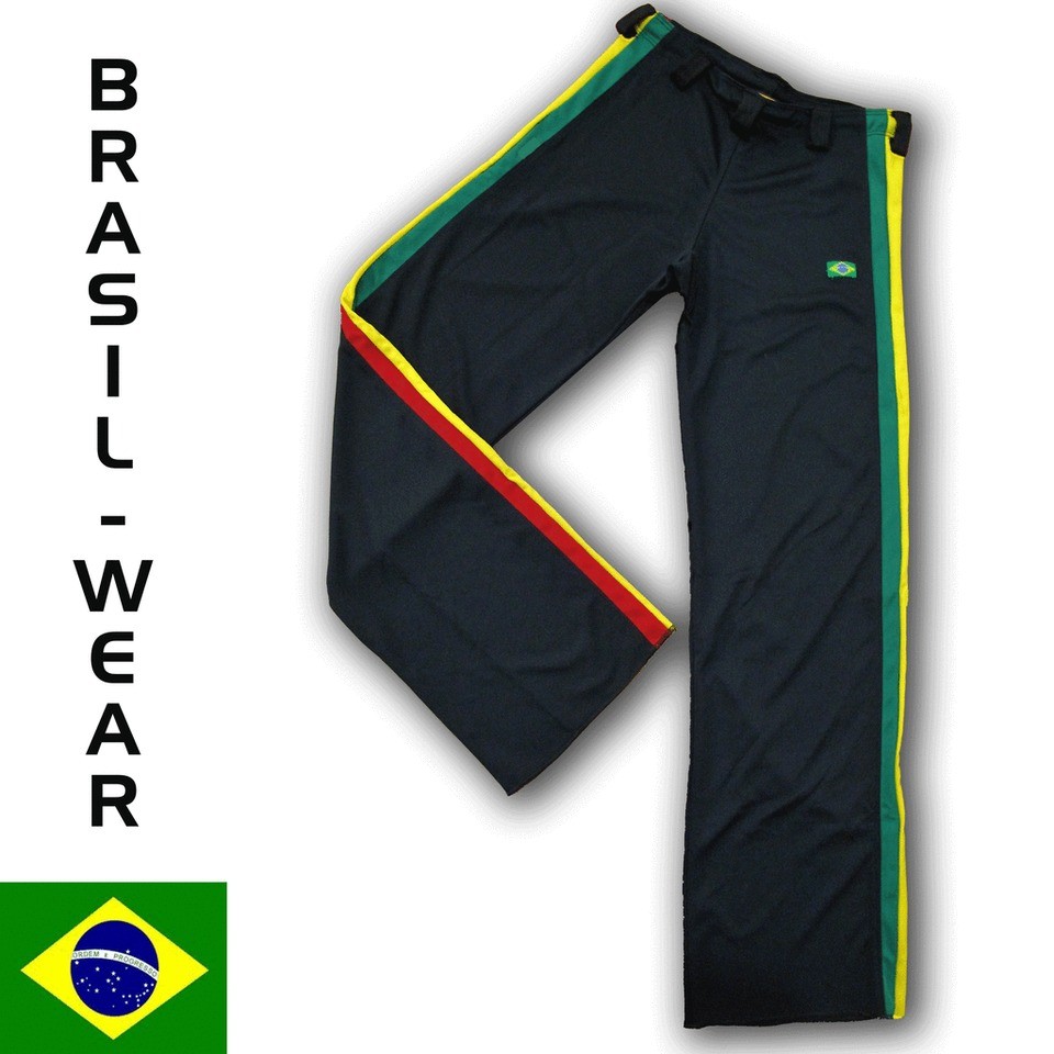 BLACK JAMAICA HELANCA POLYAMID CAPOEIRA PANTS ABADA REGGAE YOGA AXE