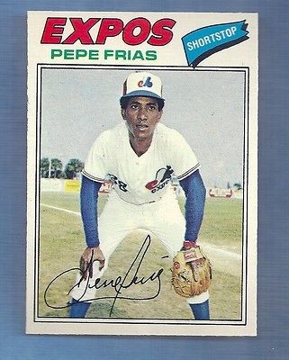 1977 O PEE CHEE Pepe Frias # 225 Expos OPC 77 NRMT MT