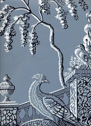 Historic Repro Wallpaper 1750 Oriental Chinoiserie #2