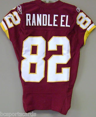   Randle El Game Used Worn Jersey Washington Redskins vs Panthers