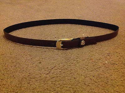 VINTAGE BROWN BELT W GOLD HORSE BIT DETAIL indie frankie gorman rm 