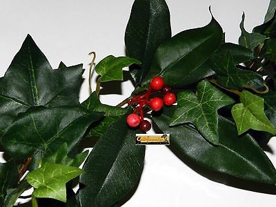   MIXED FOLIAGE GARLAND 6FT Ivy Mantle Christmas Holiday Greenery Floral