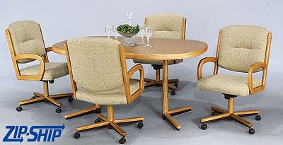 Chromcraft Core Zip Ship 5 PC Dinette Set C176 856 & T141 356 Table