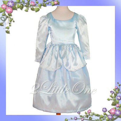 Girl Cinderella Princess Costume Party Fancy Dress Toddler Size 3 4T 