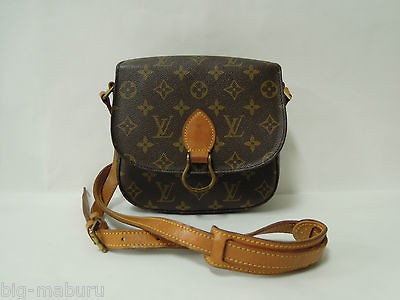 Vintage Auth LV Louis Vuitton St Saint Cloud Monogram Shoulder bag 