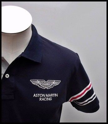 Aston Martin Racing Club sponsored by Hackett Armstriped polo shirt 