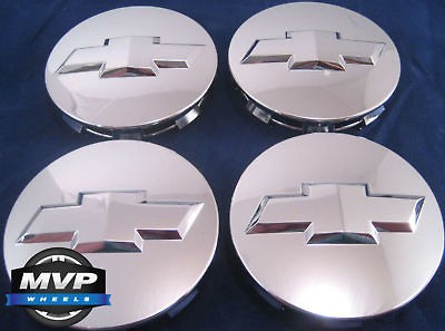 Chevy Silverado Tahoe Avalanche Suburban 20 22 Chrome Center Caps 