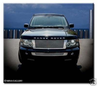 Range Rover Sport Complete Chrome Mesh Grille Grill Kit Strut Asanti 