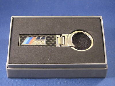 BMW Motorsport Carbon Key Chain OEM M3 M5 M6 M Coupe Roadster M1 Z4 Z3 