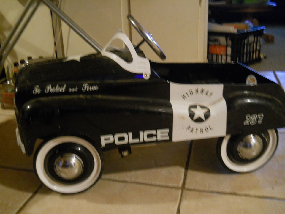 highway patrol glide ride pedal car