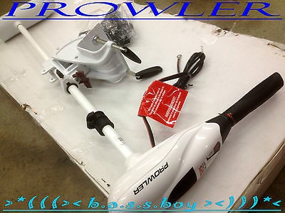 NEW PROWLER 55 12V 55LB 36 TRANSOM MOUNT SW TROLLING MOTOR