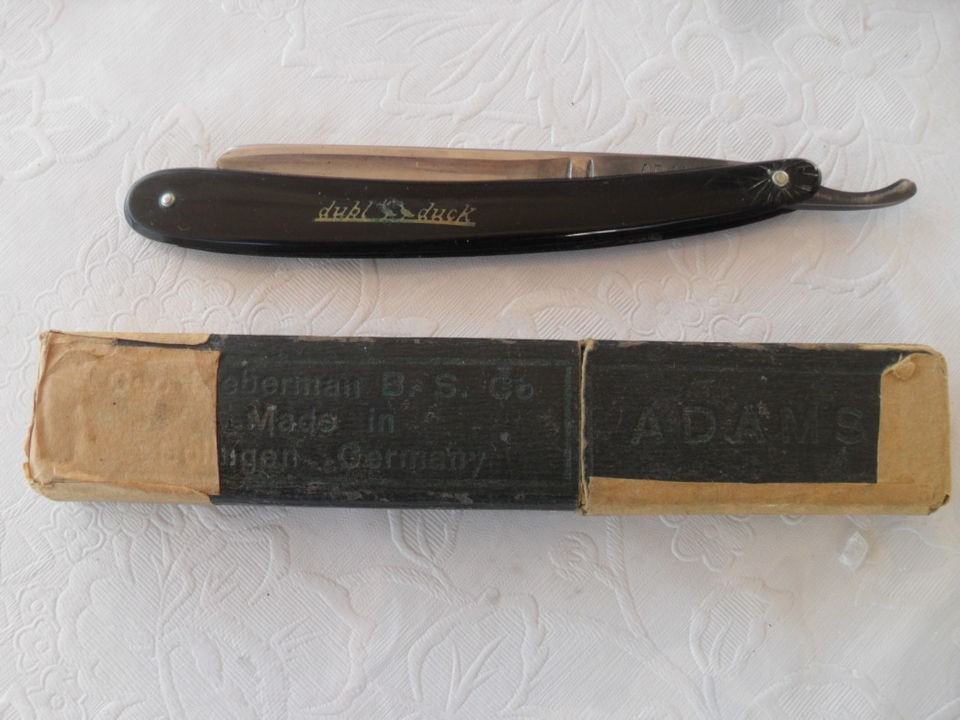 VINTAGE GEO. LIEBERMAN, DUBL DUCK, ADAMS STRAIGHT RAZOR, GERMANY WITH 