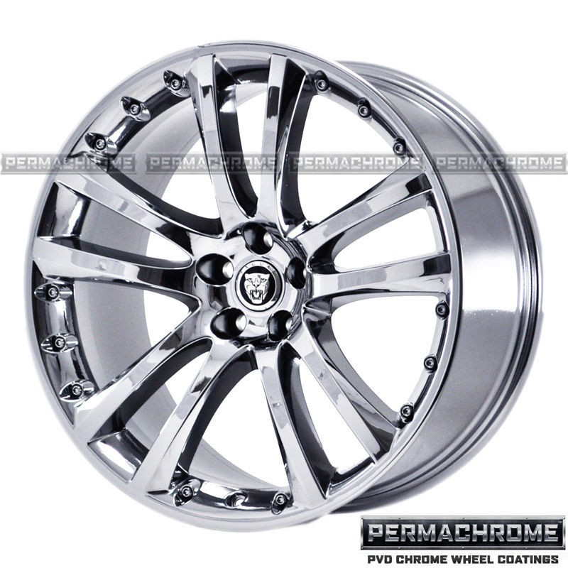 ORIGINAL JAGUAR XK SENTA 20 CHROME WHEELS RIMS PERMACHROME 59817 8 