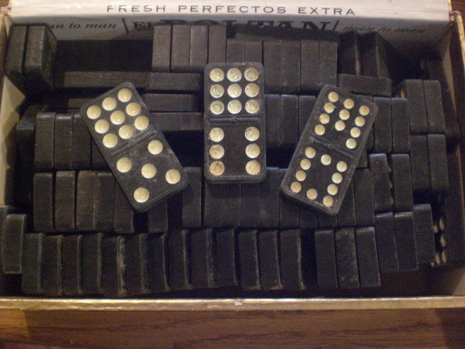 Vintage Eagle Magna Dominoes,,,The Embossing Co. Albany N.Y.,,,L@@K