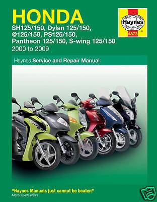 Honda Scooter SH125 SES125 NES125 PES125 FES125 Haynes Manual 4873 NEW