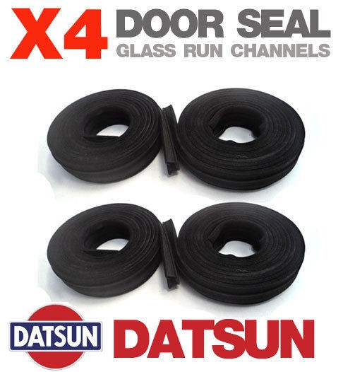 X4 DATSUN NISSAN CEDRIC 230 GLORIA 240C 260C SEDAN DOOR GLASS RUN 