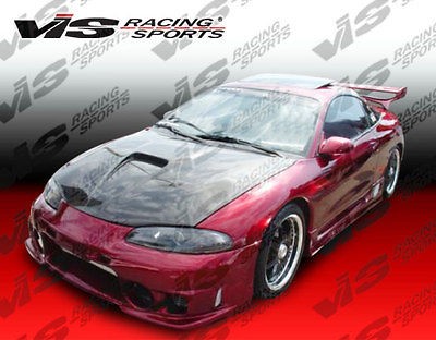 ViS Racing 1995 1999 Mitsubishi Eclipse 2Dr G Force Carbon Fiber Hood