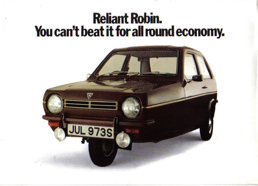 Reliant Robin 850 3 door Saloon Estate & Van 1977 81 Original UK Sales 