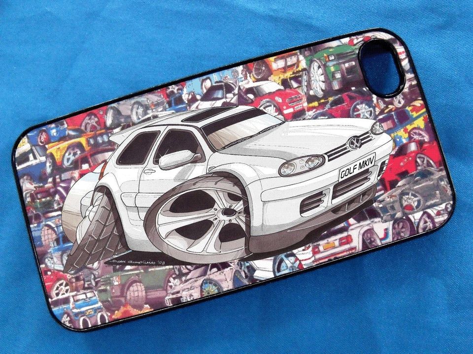 Mk4 VW Golf GTi Volkswagen Koolart Sticker bomb i Phone iPhone 4 4S 