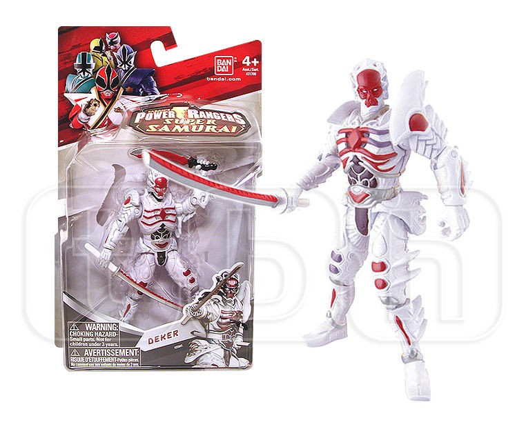 DEKER figure POWER RANGERS action SUPER SAMURAI 31841 white EVIL 