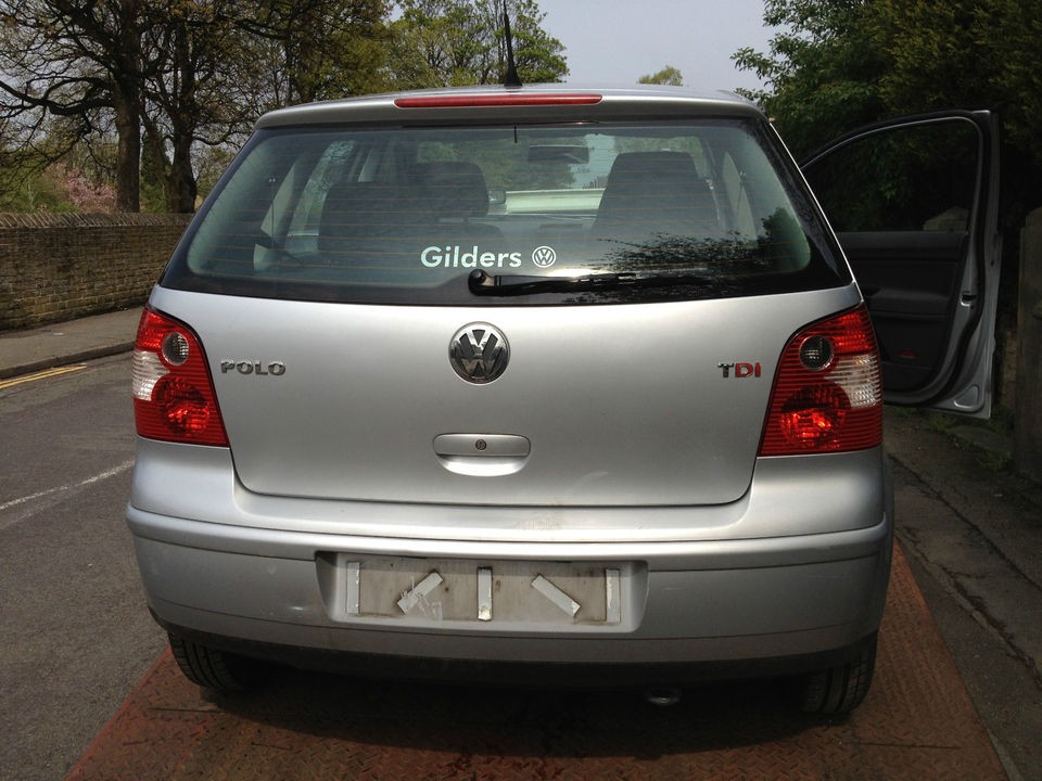 2002 VW POLO 1.4 TDI MK6 9N1 OSR DRIVER REAR LIGHT BREAKING 6Q6945096G