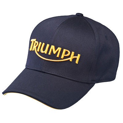 TRIUMPH LOGO CAP IN NAVY NEW FOR 2012 PERFECT GIFT