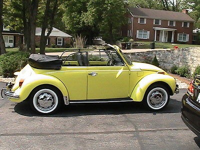 Volkswagen  Beetle   Classic CONVERTIBLE 1973 volkswagen beetle 