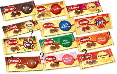 Original Swedish Marabou Milk Chocolate 8 Bars x 200g (56,45oz) ALWAYS 