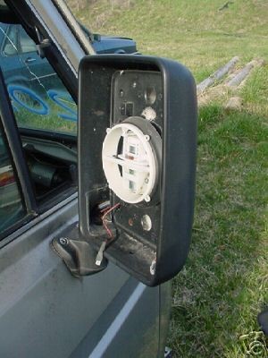 VW Volkswagen Vanagon westy doka right electric mirror