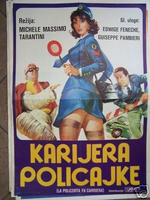 LA POLIZZIOTA FA CARRIERA EDWIG​E FENECH YUGO POSTER 75