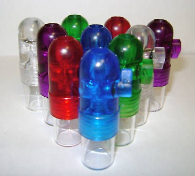 SNUFF BULLET LOT Acrylic Set of 10 Bullets Snuffer NEW