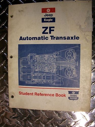 88 JEEP EAGLE ZF TRANSAXLE STUDENT TRAINING MANUAL 1988