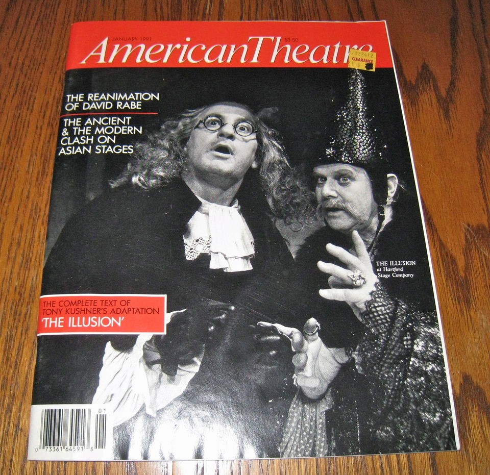 VINTAGE AMERICAN THEATRE MAGAZINE DAVID RABE TONY KUSHNERS THE 