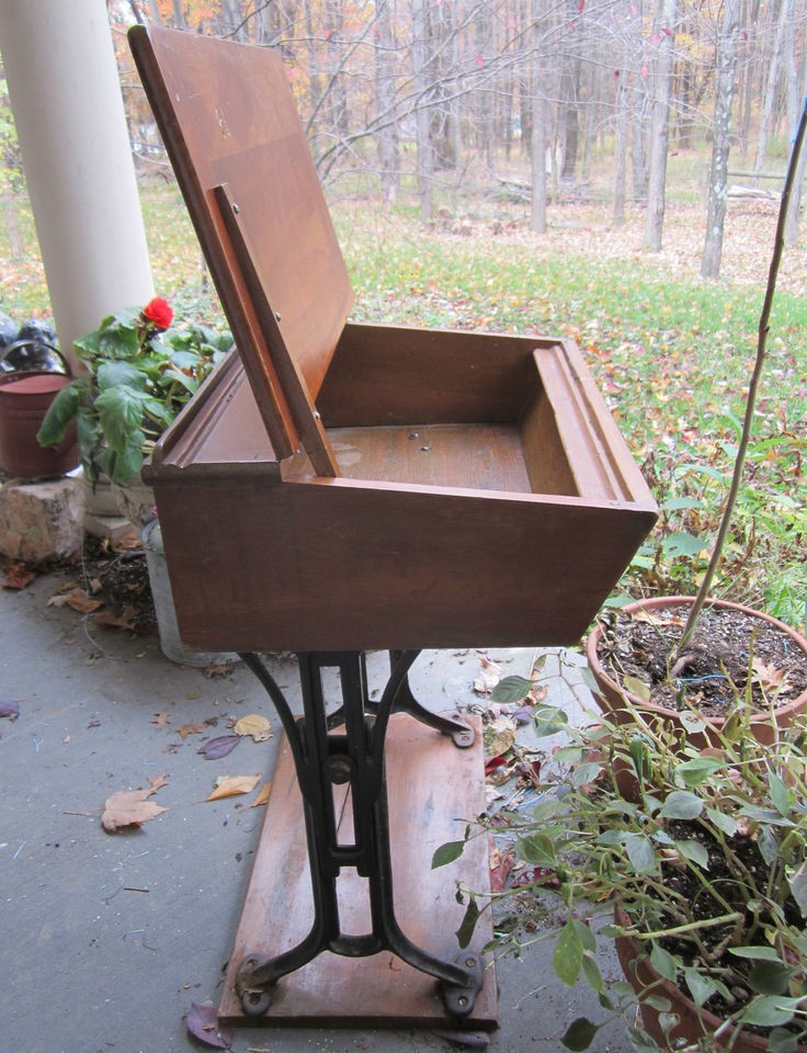 Antique School Desk in Desks & Secretaries