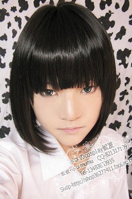 D4024~Hikaru Tashi Liang small bright / Spirited Away black cos wig