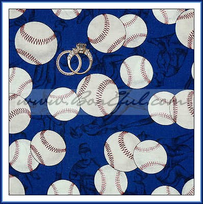 BOOAK Fabric FQ Quilt Baseball Softball Team League 4 Boy MLB Sport 