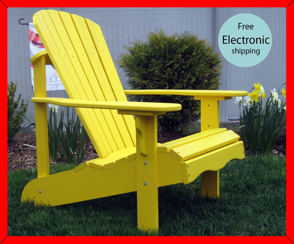 adirondack chair pattern