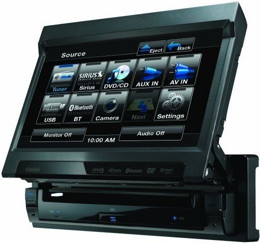 CLARION VX401 6.2 LCD DVD/CD//WMA PLAYER +BLUETOOTH