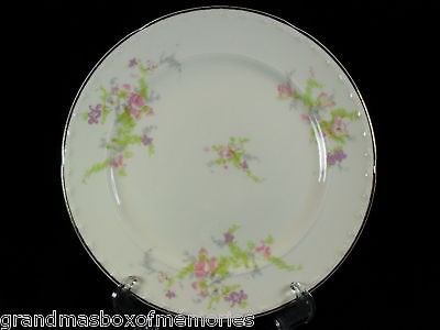 1930s Depression Era Crooksville China SPRING BLOSSOM Dessert Plate