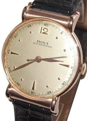 doxa gold watch