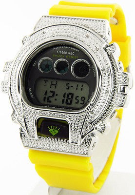   ICE PLUS G DIAMOND DIGITAL SHOCK KING MASTER SUPER TECHNO WATCH $450