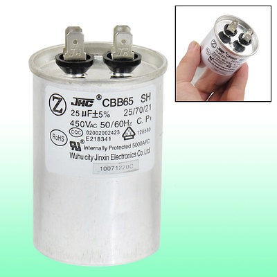 CBB65 25uF AC 450V Motor Capacitor for Air Conditioner Engine