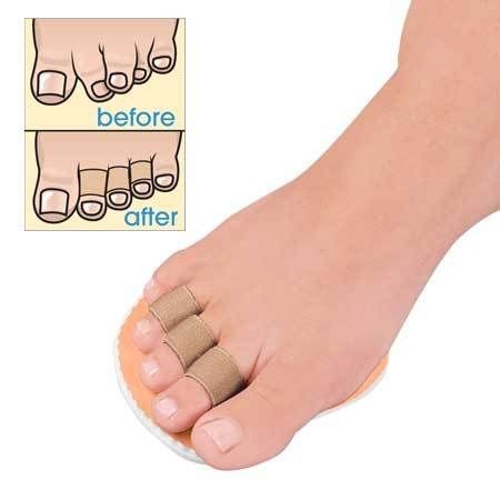 PediFix Triple Toe Straightener Hammer Toe Left Foot P58 L