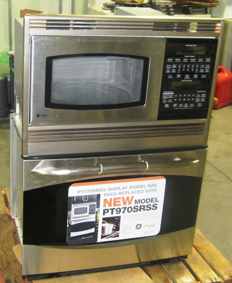 PROFILE DOUBLE WALL OVEN RANGE W/ MICROWAVE NEW (see 