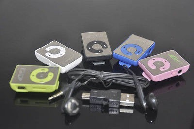 New Mini Clip Mirror Screen  Player Support 2/4/8/GB SD/TF Card 