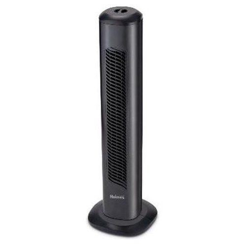 NEW Holmes® Oscillating Tower Fan, Three Speed, Black