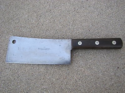 VINTAGE LARGE MEAT CLEAVER BY J.A HENCKELS SOLINGEN GERMANY 7 BLADE 