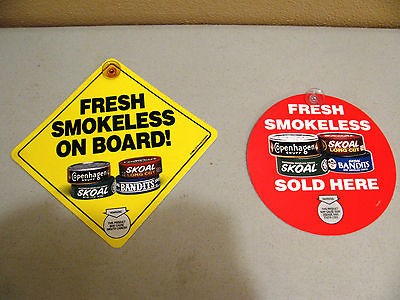 RARE Copenhagen/Skoal Signs  New, Never Used